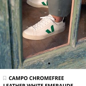 Brand new Veja campo shoes green and black size 39